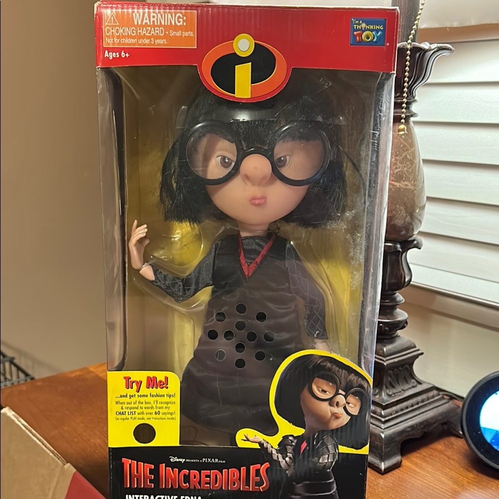 Disney Black Edna Mode Doll from The Incredibles
